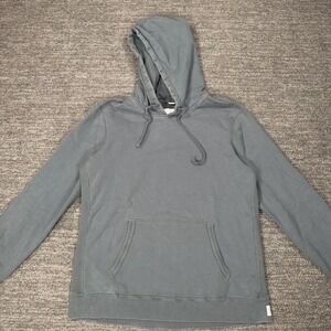 Reigning Champ Hoodie Men Large Blue Pullover Long Sleeve Cotton Canada Fleece